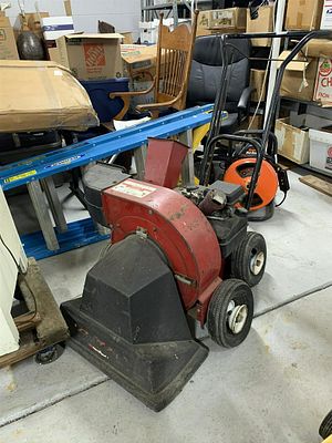 Lot 155 Lawn vacuum and shredder Model #135212 5Hp Burns Auction