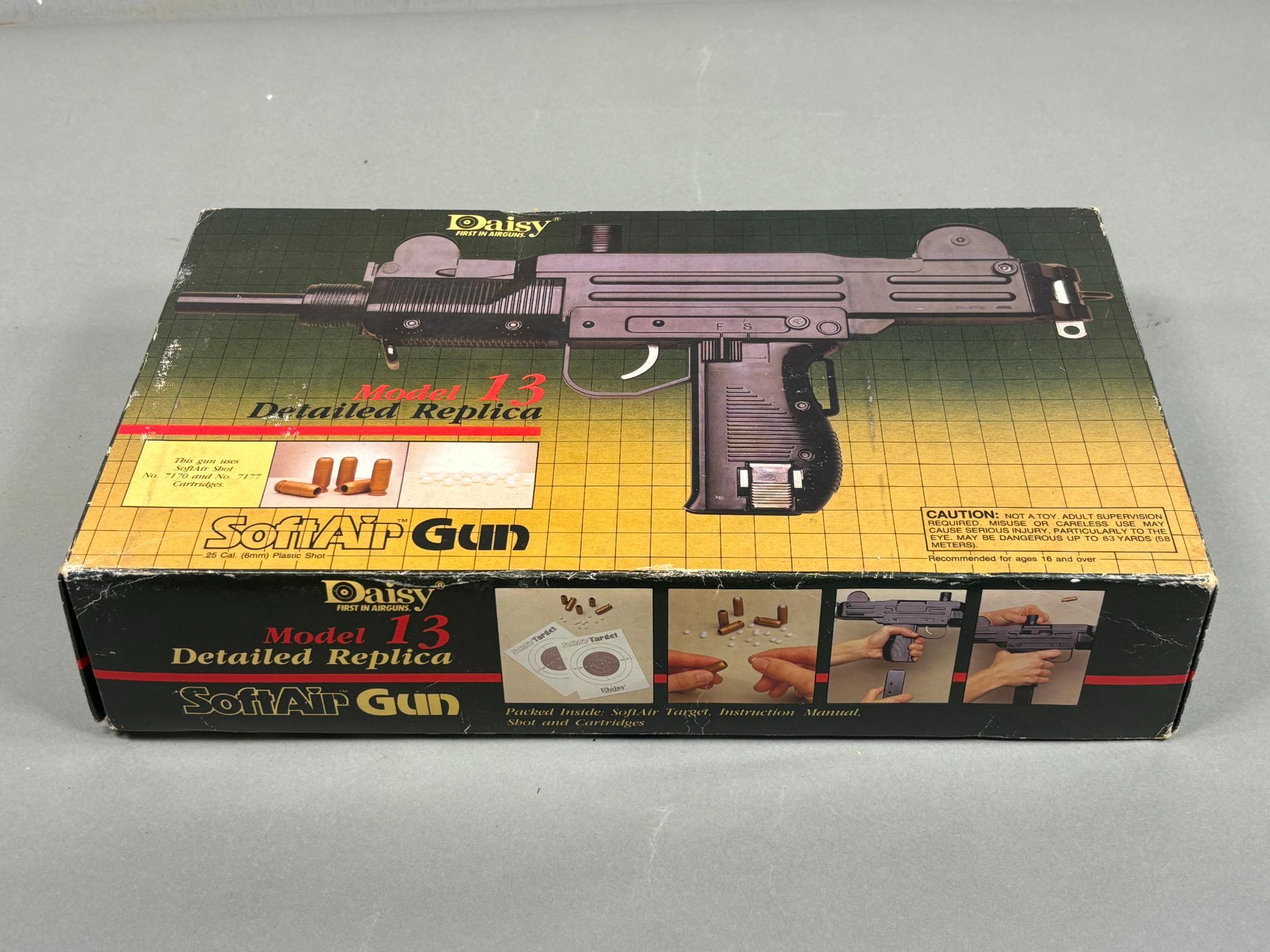 Lot 4315 - Vintage Daisy Model 13 Uzi BB Gun in Box | Burns
