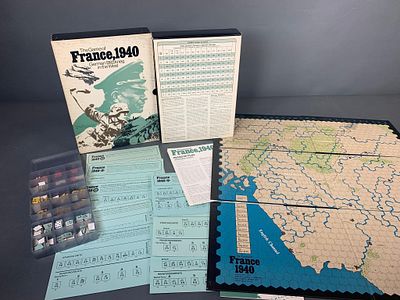 Lot 8132 Strategy Board Game of France German Blitzkrieg in the West