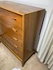 Mid Century Danish Modern Dressers, Nightstand and Lamp. Nightstand is 18" deep, 22" wide, 25" Image - 13