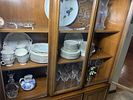 Contents of China Cabinet, Golf Books, More. Porcelain China, Wine Glasses and more. In-house Image - 10