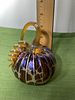 Signed Hand Blown Glass Pumpkin. In-house shipping available. Pickup is Tuesday, Marcy 25 from Image - 1