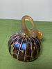 Signed Hand Blown Glass Pumpkin. In-house shipping available. Pickup is Tuesday, Marcy 25 from Image - 2