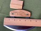 Alaskan Ulu Knife with Stand. In-house shipping available. Pickup is Tuesday, Marcy 25 from Noon Image - 1