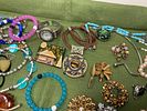 Group Lot of Vintage Jewelry Some Sterling. In-house shipping available. Pickup is Tuesday Image - 16