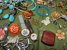 Group Lot of Vintage Jewelry Some Sterling. In-house shipping available. Pickup is Tuesday Image - 20