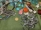 Group Lot of Vintage Jewelry Some Sterling. In-house shipping available. Pickup is Tuesday Image - 23