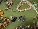 Group Lot of Vintage Jewelry Some Sterling. In-house shipping available. Pickup is Tuesday Image - 27