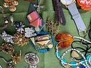 Group Lot of Vintage Jewelry Some Sterling. In-house shipping available. Pickup is Tuesday Image - 30