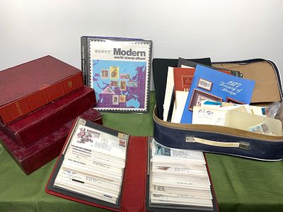 Group Lot of Vintage Stamps and First Day Covers. In-house shipping available. Pickup is Tuesday 