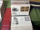 Group Lot of Vintage Stamps and First Day Covers. In-house shipping available. Pickup is Tuesday Image - 2