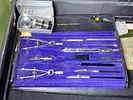 Briefcase Full of Vintage Drafting Tools. Nice briefcase. In-house shipping available. Pickup is Image - 1