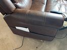 Flexsteel Power Recliner and Power Lift Chair. Working condition with directions and remote. No Image - 4