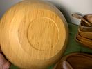 Vintage Wood Bowls and Divided Serving Tray. In-house shipping available. Pickup is Tuesday Image - 6