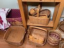Vintage Country Hutch, Table, Baskets Including Longaberger, Clock and More. Circleville, Ohio Image - 7