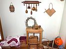 Vintage Country Hutch, Table, Baskets Including Longaberger, Clock and More. Circleville, Ohio Image - 11