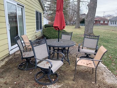 Group Lot of Patio Furniture. No shipping. No bring back. You must pickup up this lot during the 