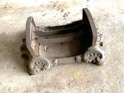Antique Cast Iron Boot Scraper. In-house shipping available. Pickup is Tuesday, Marcy 25 from 