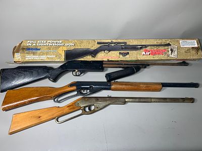Lot 2148 - Group Lot of vintage air bb guns | Burns Auction & Appraisal