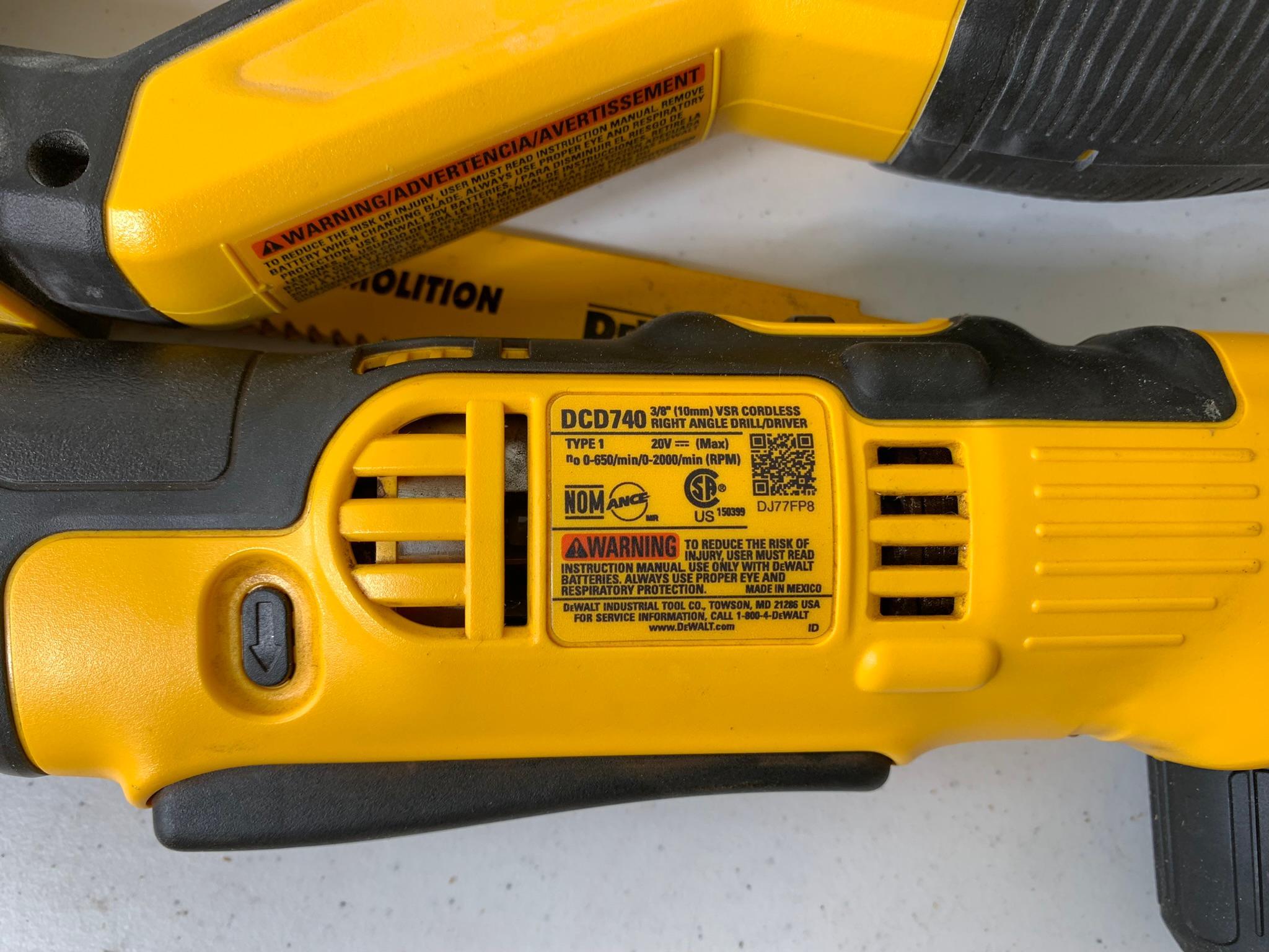 Lot 3025 - Group of DeWalt 20 Volt Max Power Tools with Charger and ...