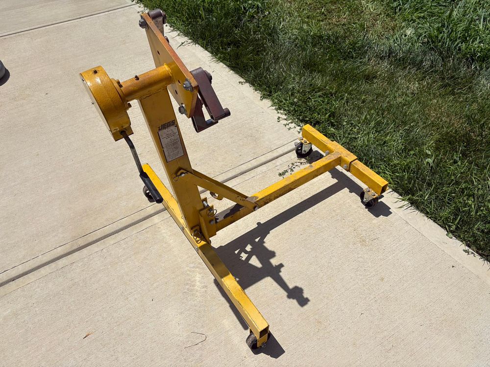 Jegs Rotating Engine Stand. Shipping not available. You must come pay, load and remove during 
