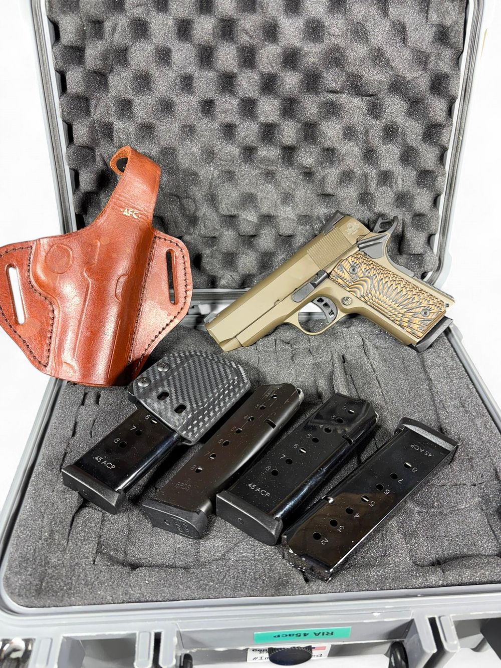 * Rock Island Armory Model 1911 Pistol 45 ACP w/5 Mags. MFG/IMPORTER: Rock Island Armory MODEL: 