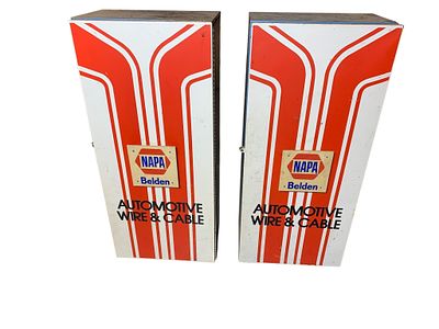 Lot 20509 - Vintage Pair of NAPA Belden Steel Automotive and Wire ...