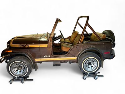1979 Jeep CJ-5 Vintage 4x4 6-cyl. 258cid/110hp 2bbl. Car dollies not included! Those things are