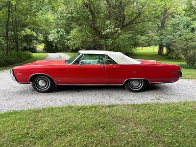 1970 Chrysler 300 2dr Convertible 8-cyl. 440 cid/350 hp 4bbl. Tires date to 2018. We will have a
