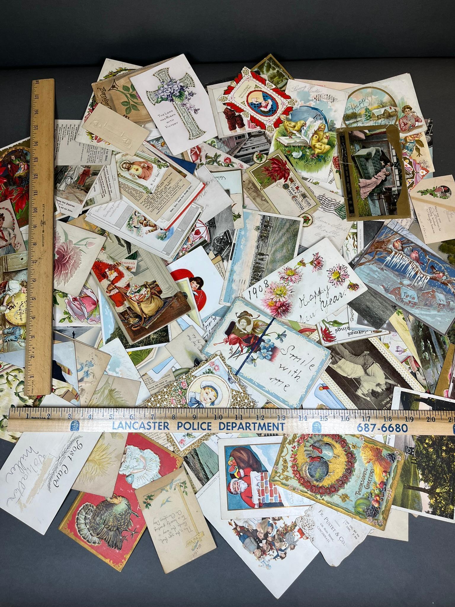Lot 30414 - A Large Collection of Vintage and Antique Paper Ephemera ...