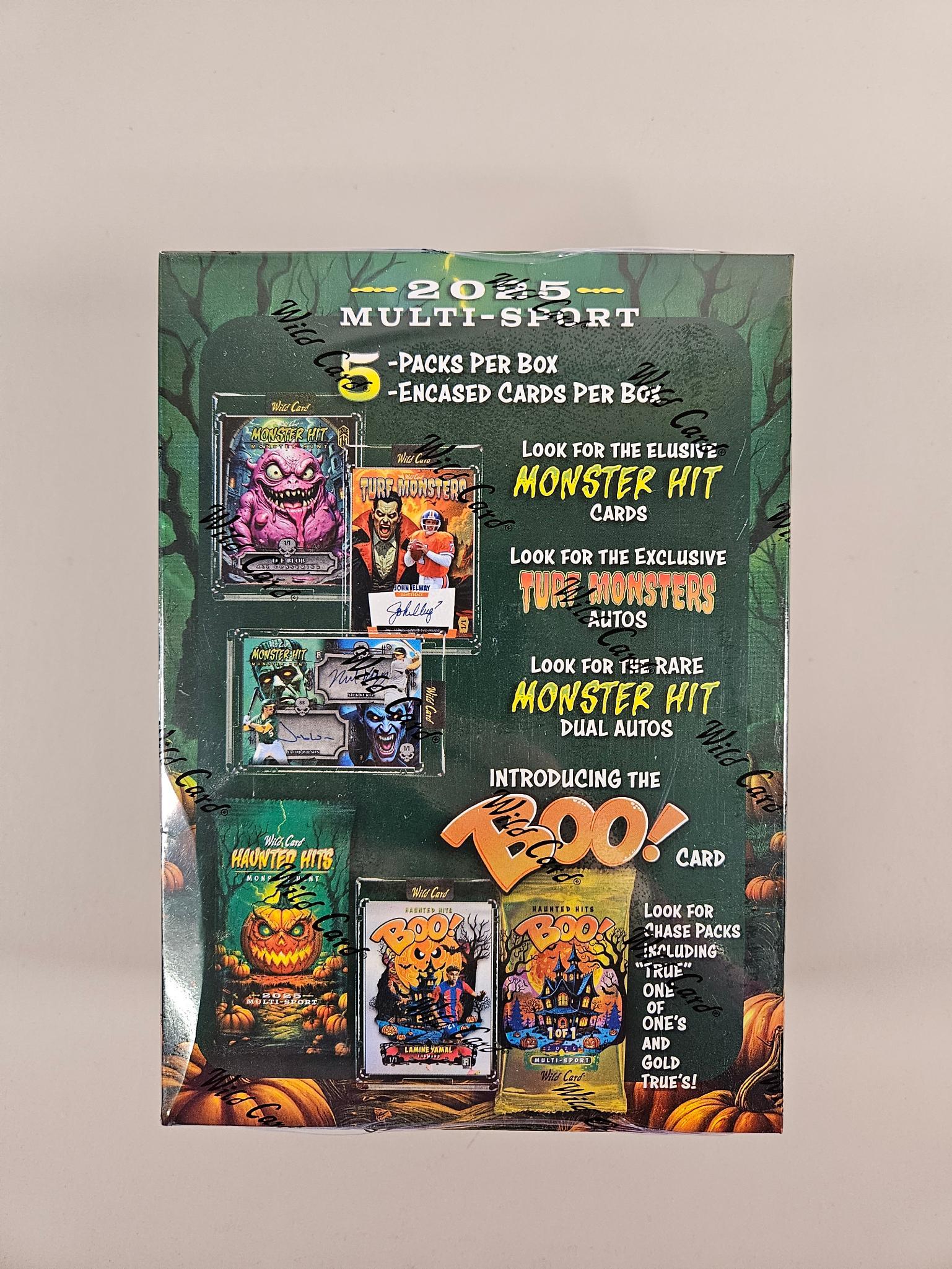 Lot 34736 - 2025 Wild Card Haunted Hits Multi-Sport Premium Auto