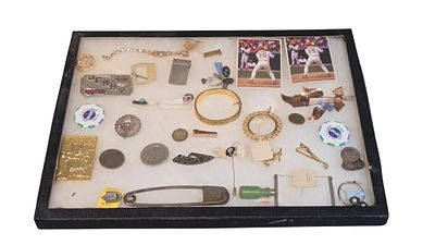 A Collection of Mixed Vintage and Contemporary "Junk Drawer" Collectibles and Jewelry. The lot 