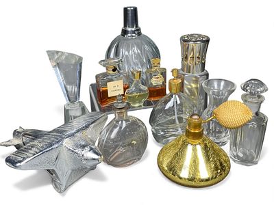 A Collection of Vintage and Modern Perfume Bottles and Atomizers. A collection of approximately 