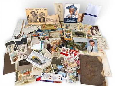 Lot 5418 - Collection of Vintage and Antique Paper Ephemera, Postcards ...