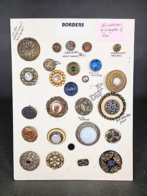 A Collection of Antique Art Nouveau and Fashion Buttons. This collection of antique Art Nouveau 