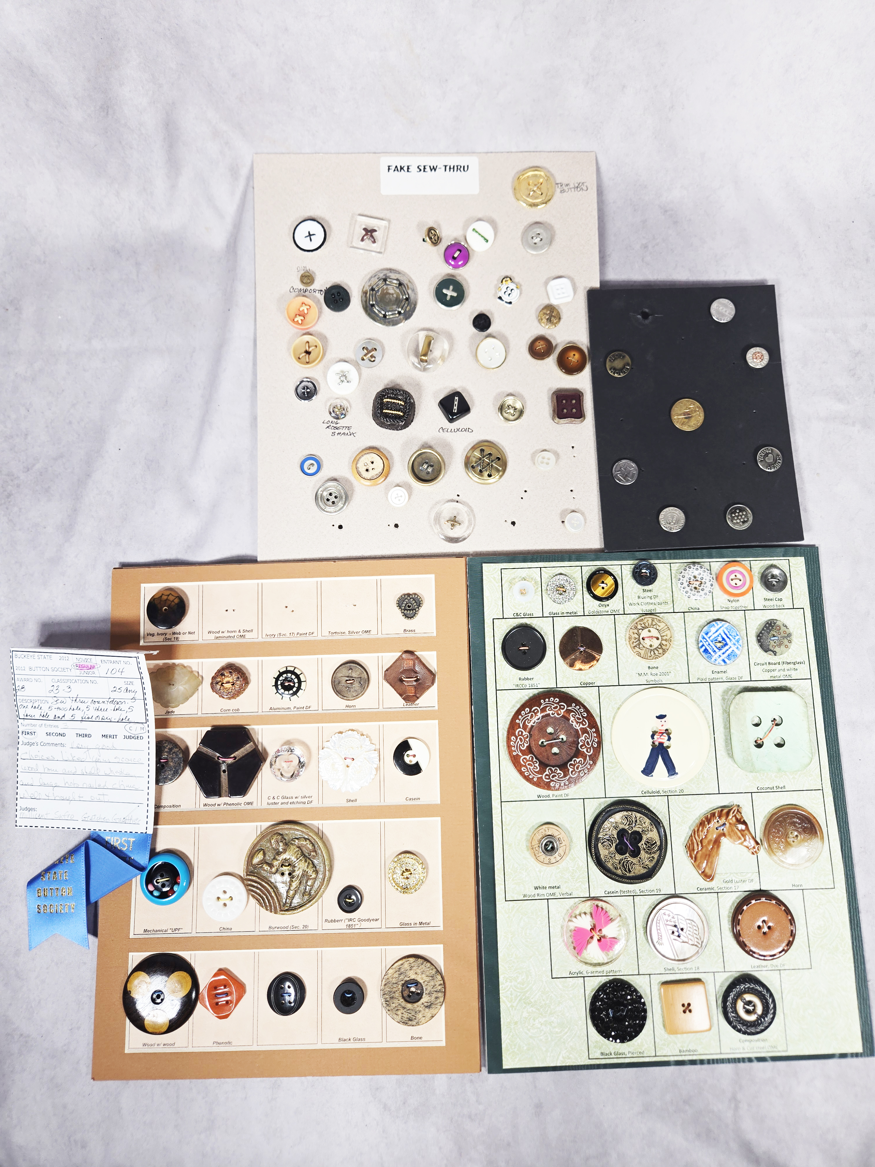 Lot 2300 - A Collection of Antique and Vintage Collectible Buttons ...