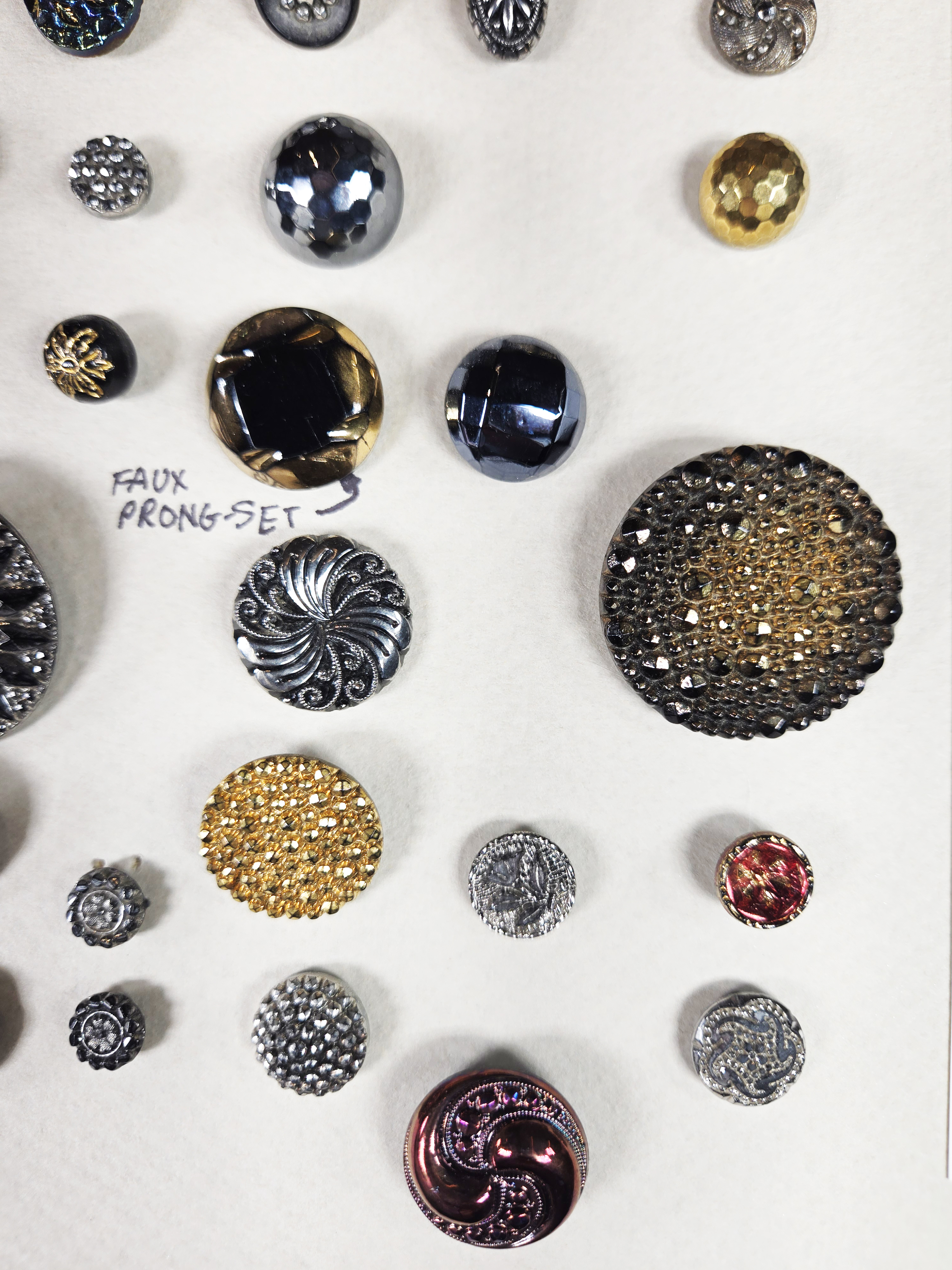 Lot 2355 - A Collection of Antique and Vintage Black Glass and Jet ...