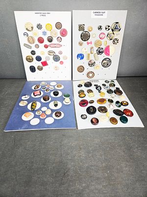 A Collection of Antique and Vintage Buttons. An assortment of antique and vintage buttons 