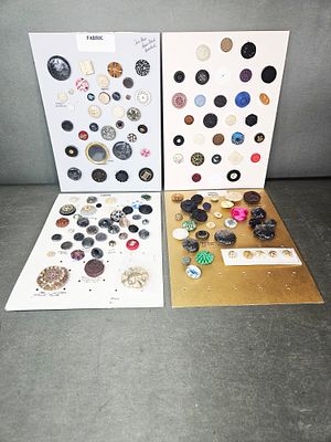 An Assortment of Antique and Vintage Buttons. An assortment of antique and vintage buttons 