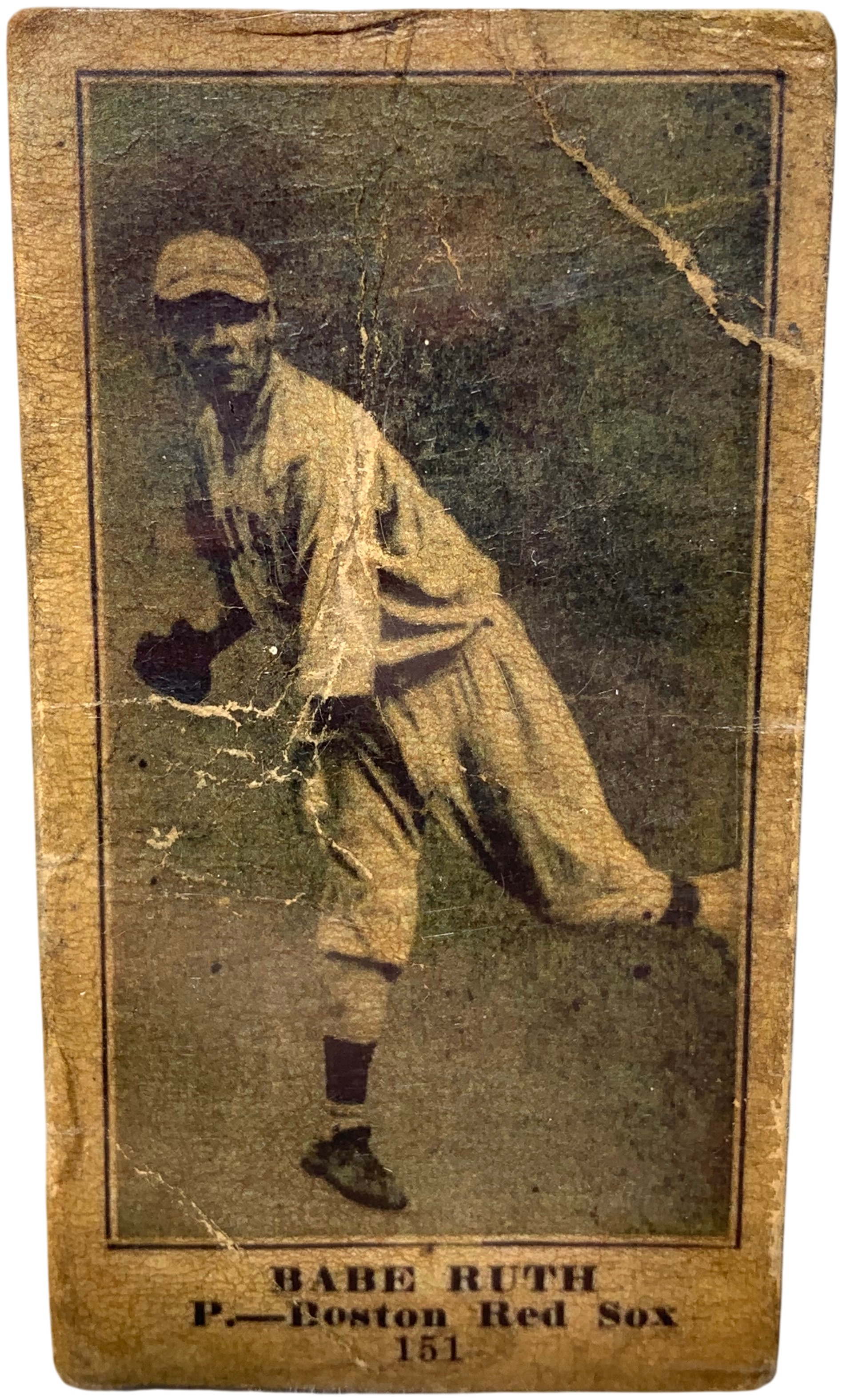 Lot 10029A - 1916 Standard Biscuit Company Babe Ruth Rookie Card Number ...