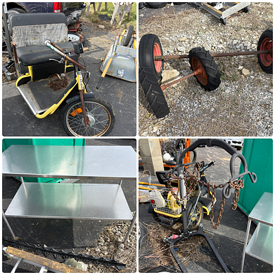 An Assortment of Industrial Medical and Utility Equipment Including a Palmer Twosome Electric 