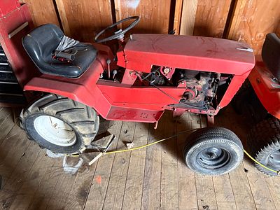 Vintage Wheel Horse Garden Tractor with Kohler Engine. This vintage garden tractor, likely 