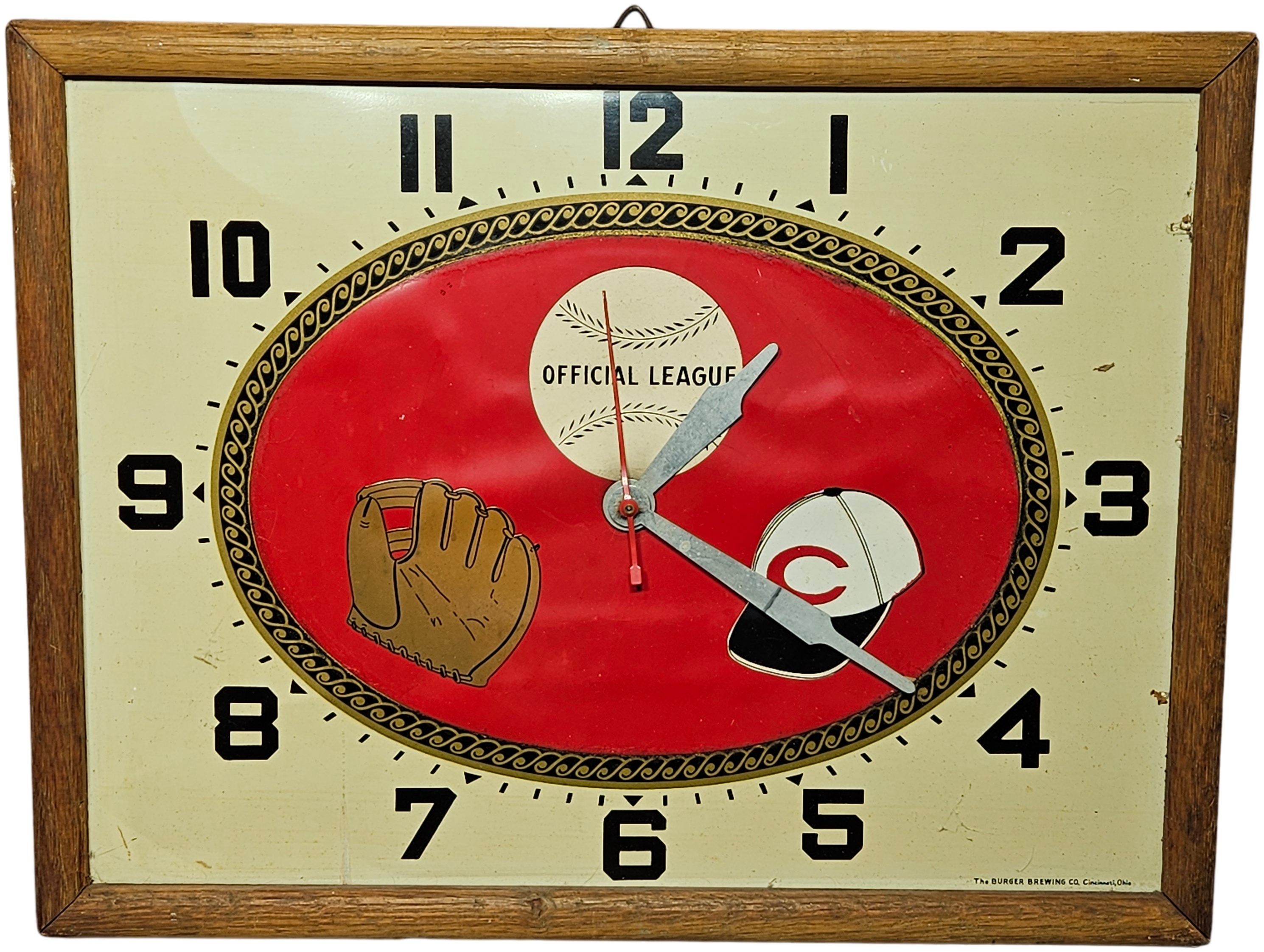 Lot 17618 - Vintage Burger Brewing Co. Cincinnati Reds Baseball Theme ...