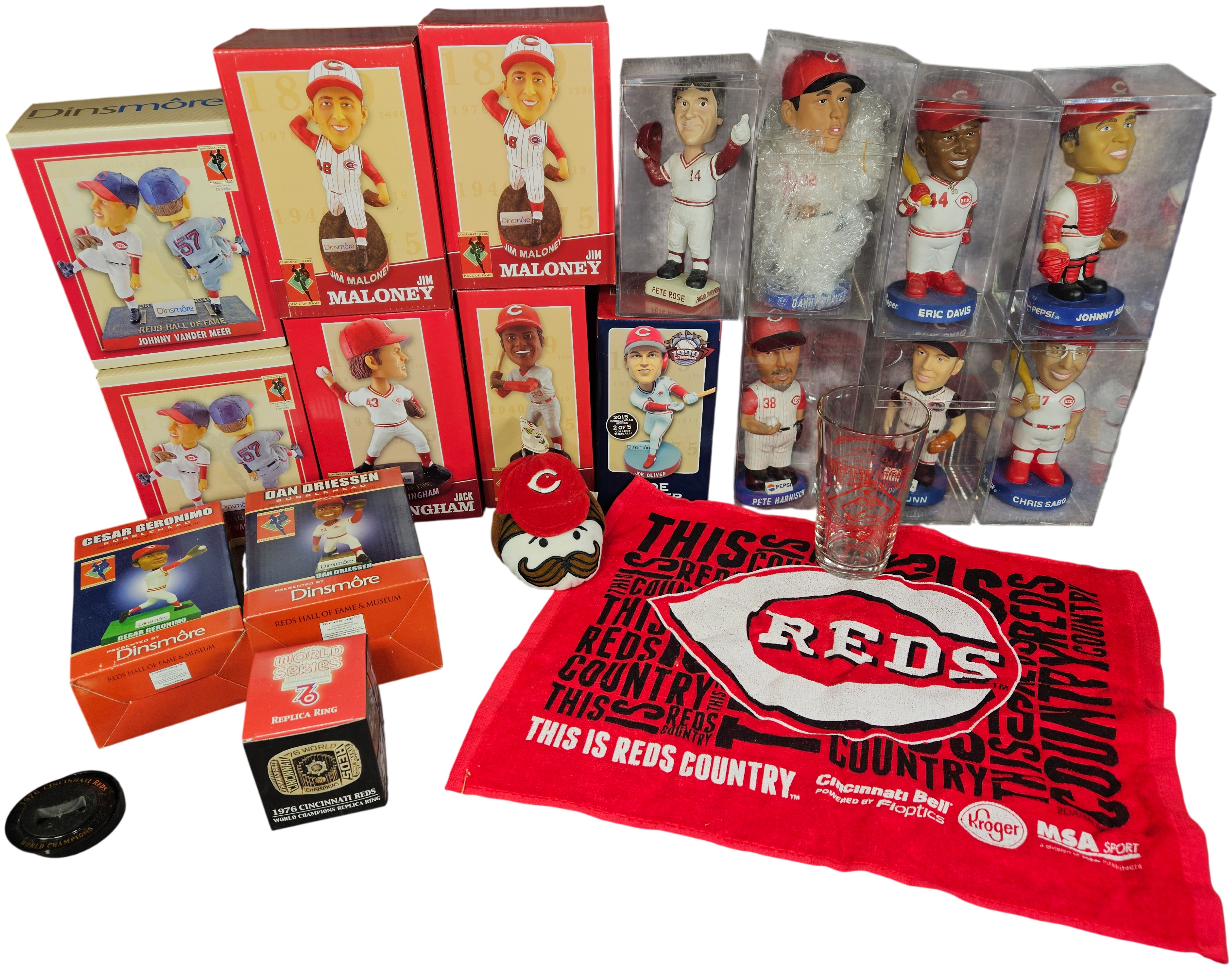 Lot 17652 - A Collection of Cincinnati Reds Bobbleheads and ...
