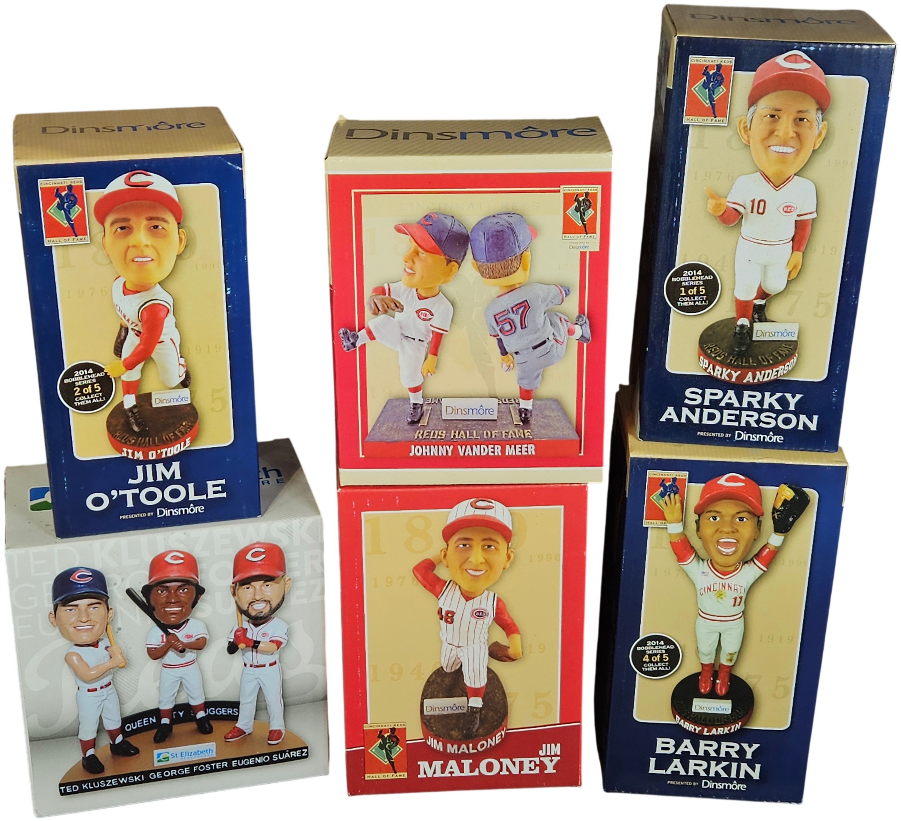 Lot 17660 - A Collection of Six Cincinnati Reds Commemorative ...