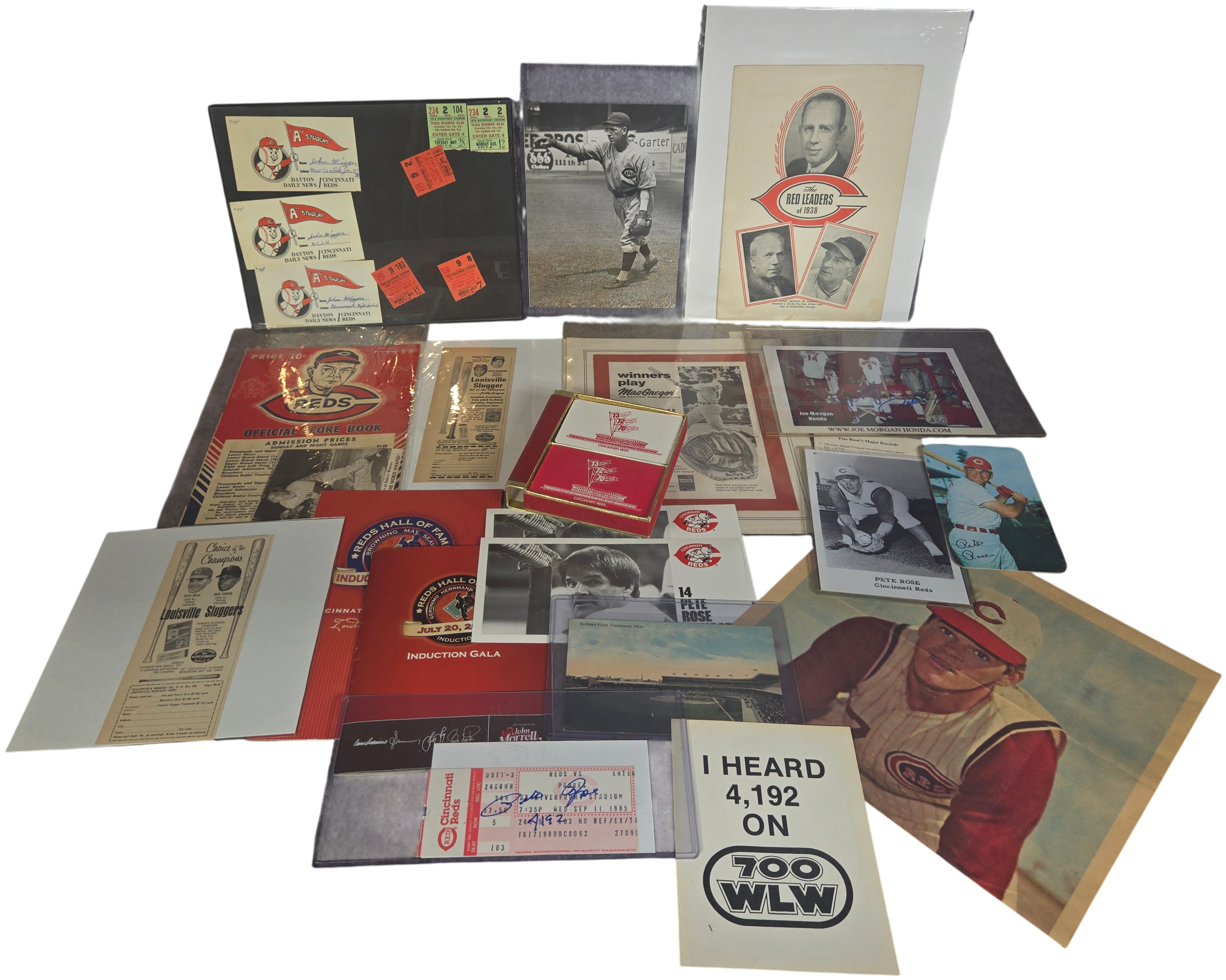 Lot 17701 - A Collection of Cincinnati Reds and Pete Rose Baseball ...