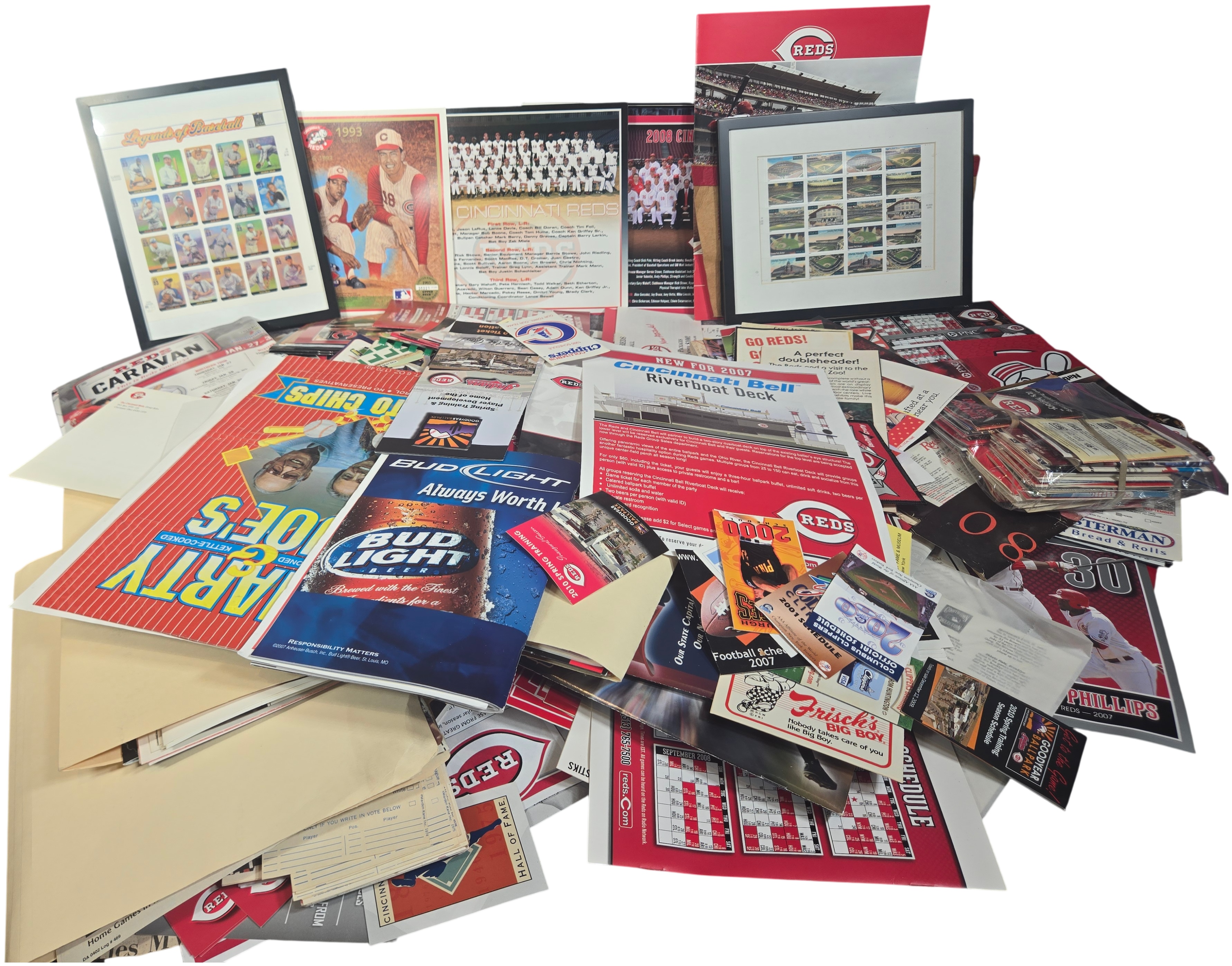 Lot 17724 - An Extensive Collection of Cincinnati Reds and Major League ...