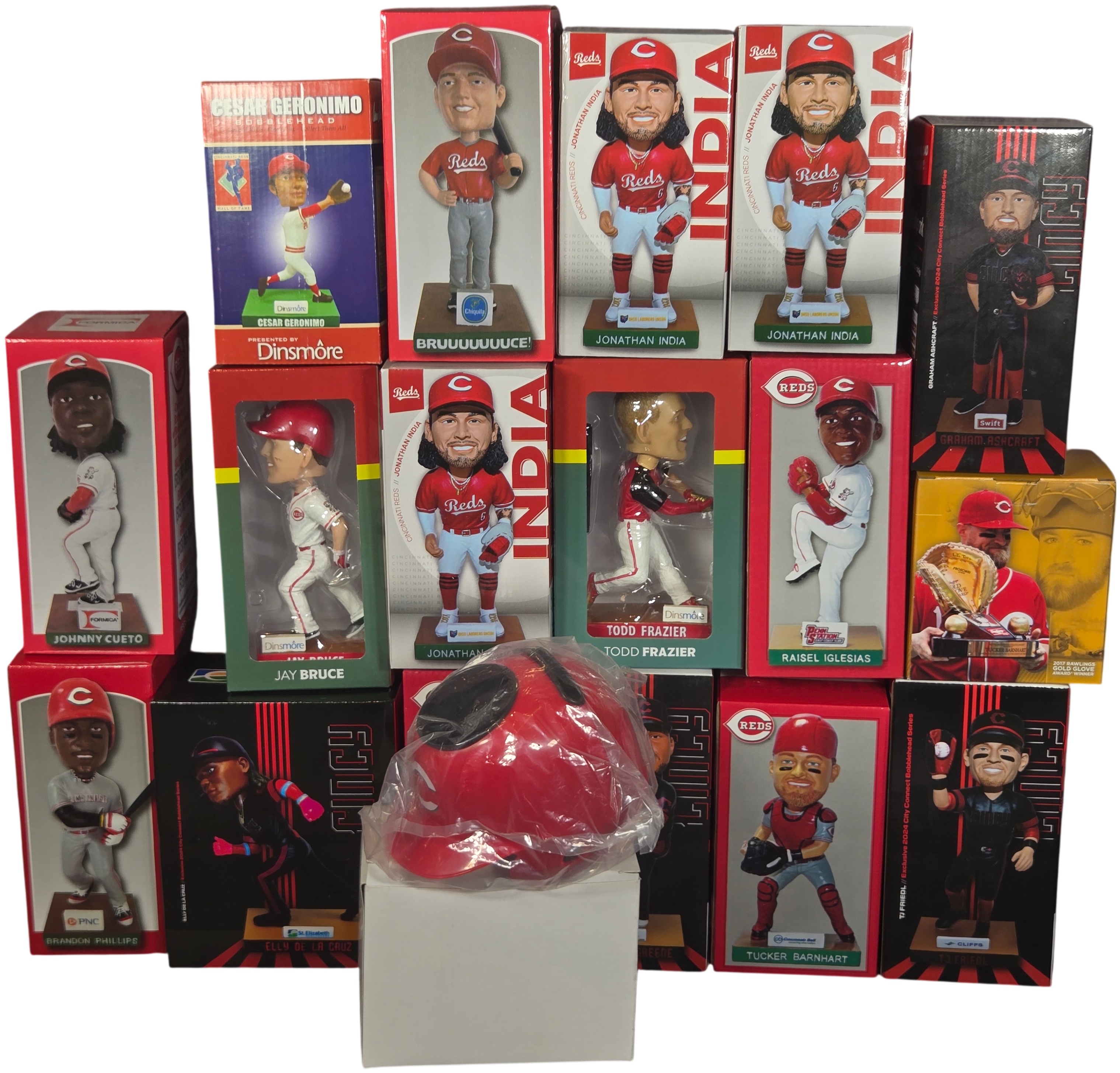 Lot 17867 - A Collection of Cincinnati Reds MLB Bobbleheads and ...