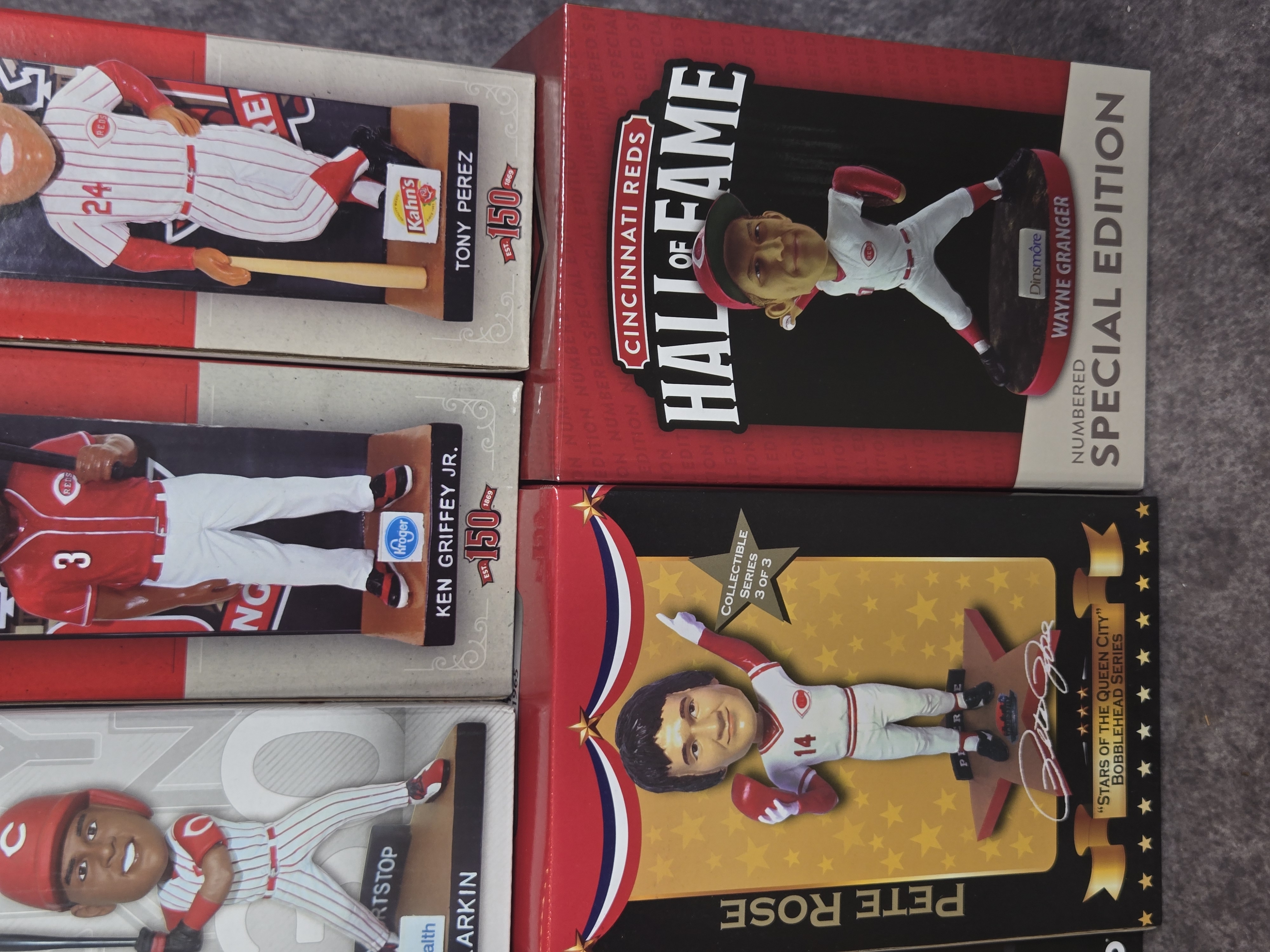 Lot 17870 - A Collection of Cincinnati Reds Commemorative Bobbleheads ...