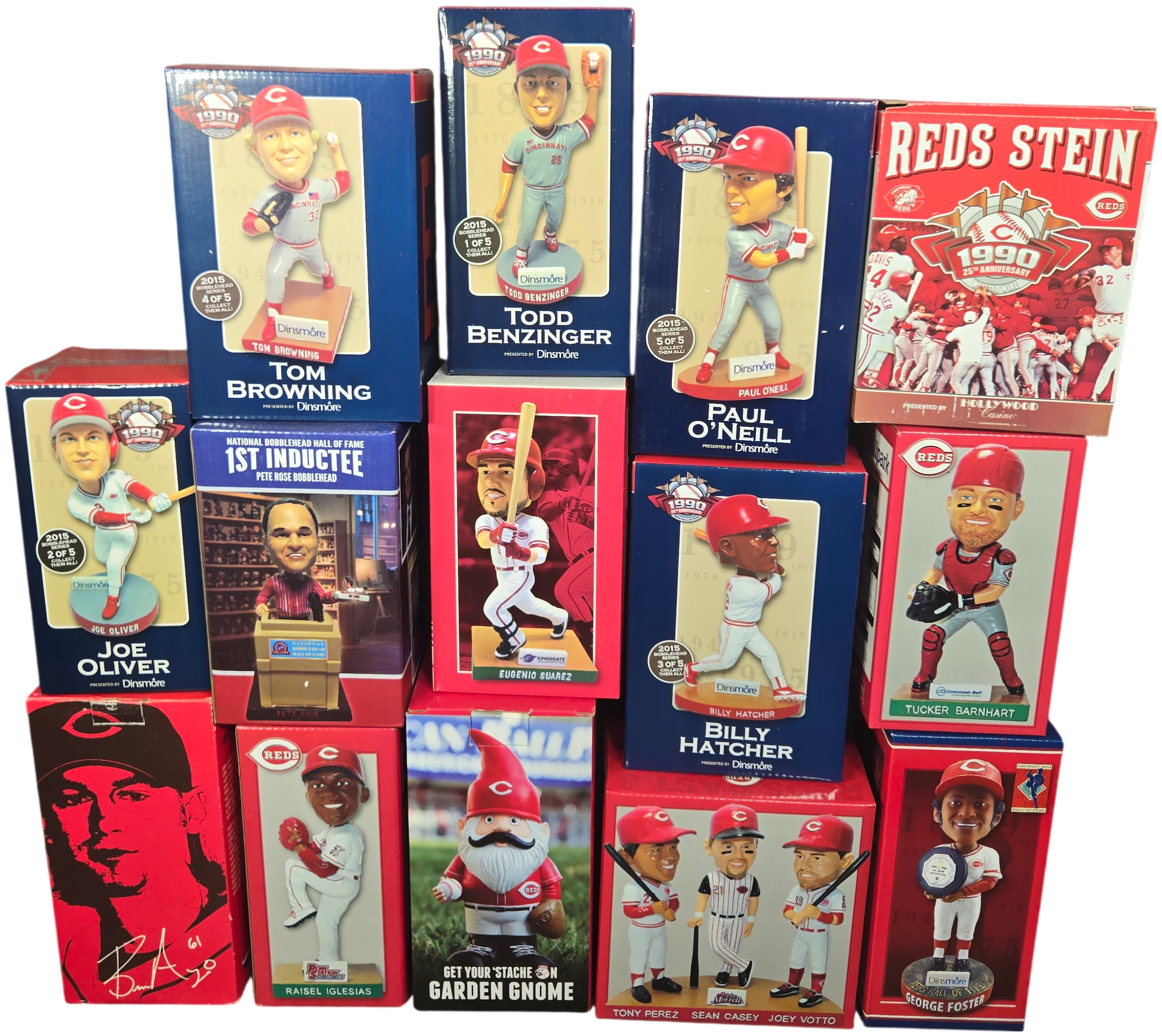 Lot 17873 - A Collection of Cincinnati Reds Promotional Bobbleheads and ...